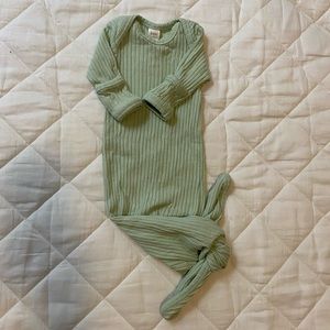 Kate Quinn Organic Stretchy Ribbed Knotted Gown